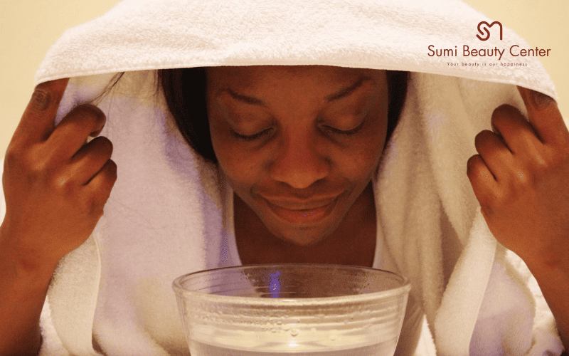 các bước xông hơi mặt đúng cách tại nhà