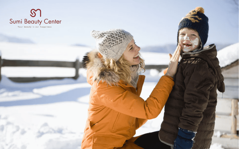 Dùng kem chống nắng mùa đông đúng cách