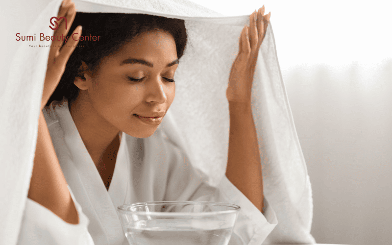 Lợi ích khi xông hơi mặt đúng cách