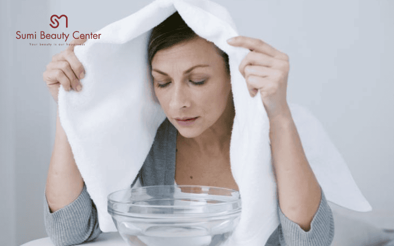 Lưu ý khi xông mặt bằng lá tía tô