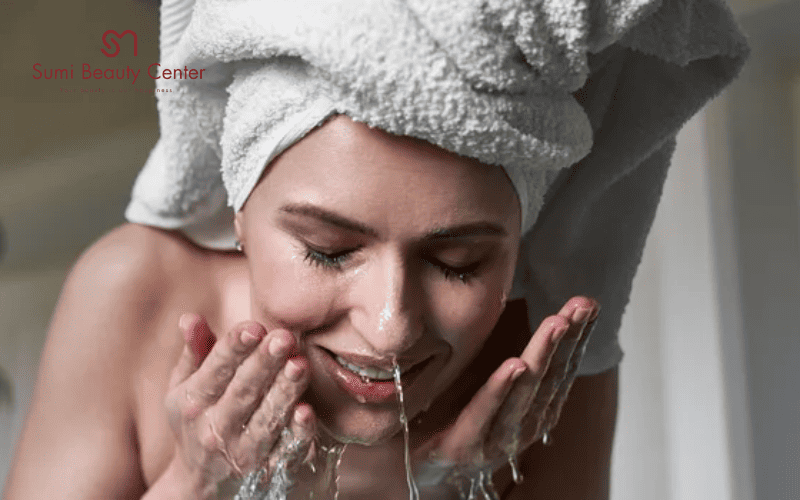 Rửa mặt lại bằng nước quá lạnh