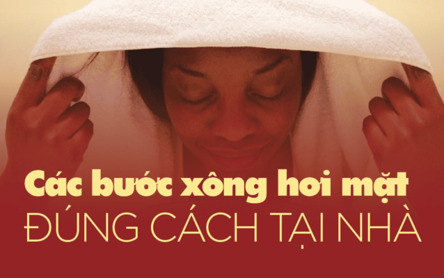 xông hơi mặt đúng cách